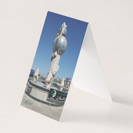 Schets voor de bewoners van de zee kaart (Voorkant)