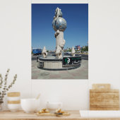 Schets voor de bewoners van de zee poster (Keuken)