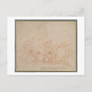 Schets voor de conversie van St. Paul voor de koep Briefkaart