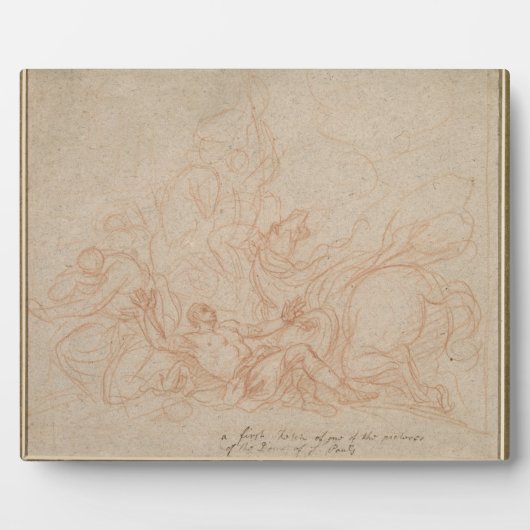 Schets voor de conversie van St. Paul voor de koep Fotoplaat (Voorkant)