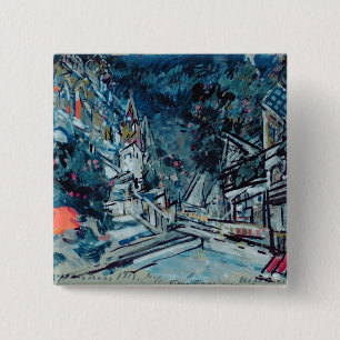 Schets voor de opera, 'The Tale of Tsar Saltan' Vierkante Button 5,1 Cm