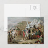 Schets voor de slag om Yorktown Briefkaart (Voorkant / Achterkant)