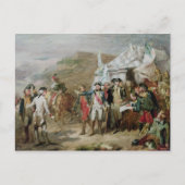 Schets voor de slag om Yorktown Briefkaart (Voorkant)