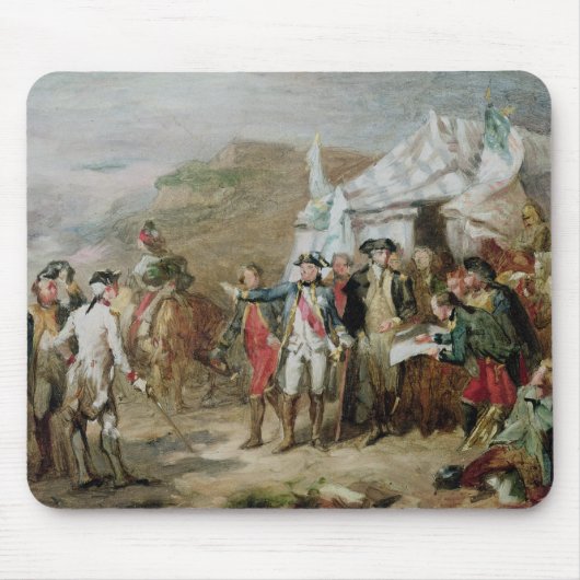 Schets voor de slag om Yorktown Muismat (Voorkant)