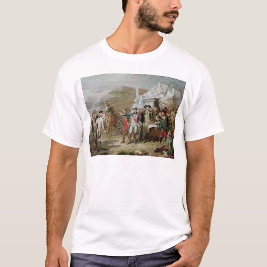 Schets voor de slag om Yorktown T-shirt (Voorkant)