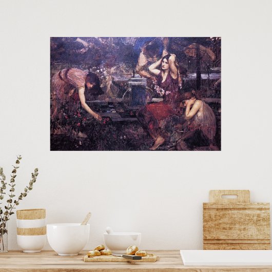 Schets voor Flora en de Zephyrs Poster (Keuken)