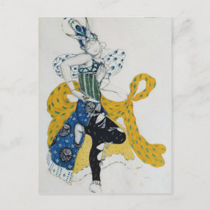 Schets voor het ballet "La Peri" Briefkaart