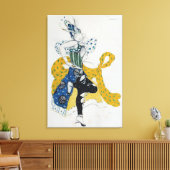 Schets voor het ballet "La Peri" Canvas Afdruk (Insitu (Woonkamer))