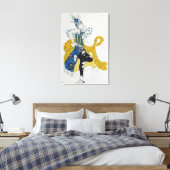 Schets voor het ballet "La Peri" Canvas Afdruk (Insitu (Slaapkamer))