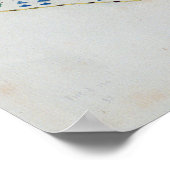 Schets voor het ballet "La Peri" Poster (Hoek)