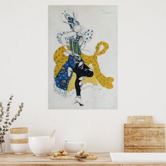 Schets voor het ballet "La Peri" Poster (Keuken)