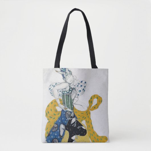 Schets voor het ballet "La Peri" Tote Bag (Voorkant)