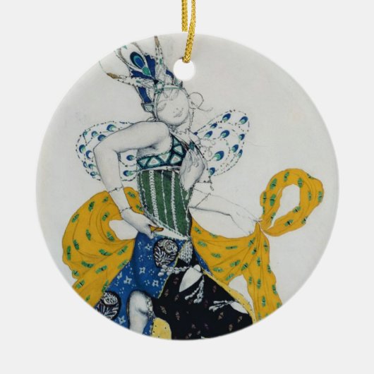 Schets voor het ballet "La Peri" van Paul Dukas Keramisch Ornament (Voorkant)