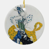 Schets voor het ballet "La Peri" van Paul Dukas Keramisch Ornament (Achterkant)