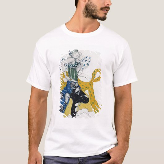 Schets voor het ballet "La Peri" van Paul Dukas T-shirt (Voorkant)