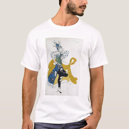 Schets voor het ballet "La Peri" van Paul Dukas T-shirt (Voorkant)