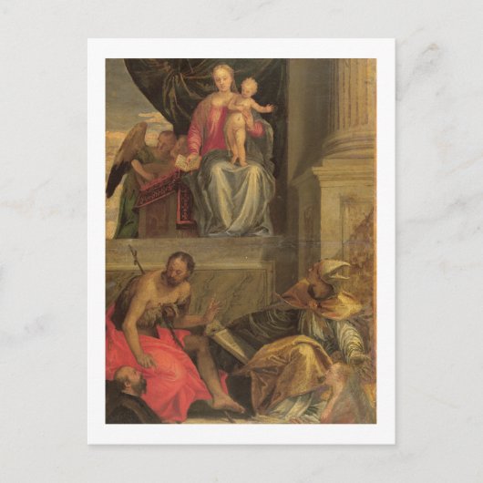 Schets voor het Bevilacqua Altarpart Briefkaart (Voorkant)