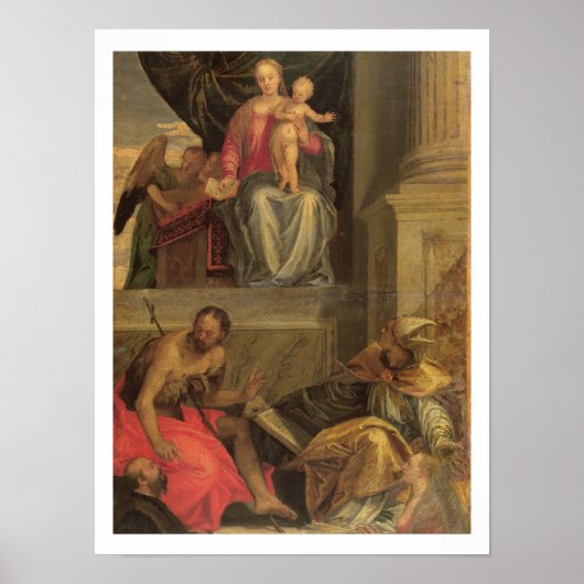 Schets voor het Bevilacqua Altarpart Poster (Voorkant)