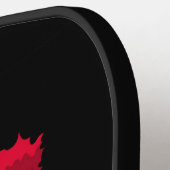Schets voor inktdrakenschets pickleball paddle (Links Detail)