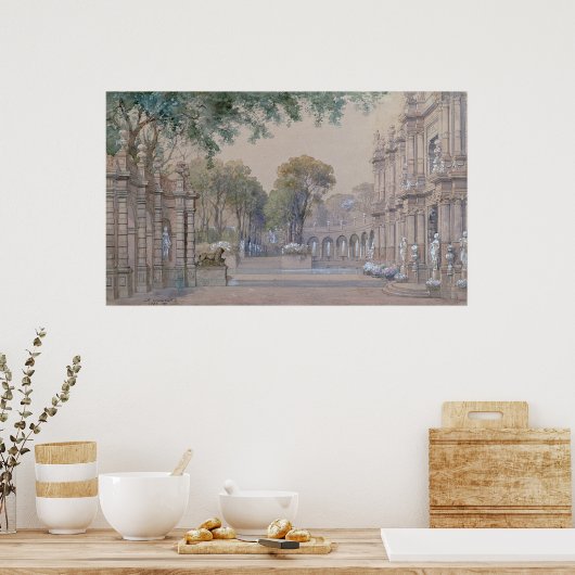 Schets voor Tchaikovsky's ballet Poster (Keuken)