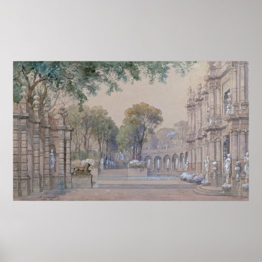 Schets voor Tchaikovsky's ballet Poster (Voorkant)