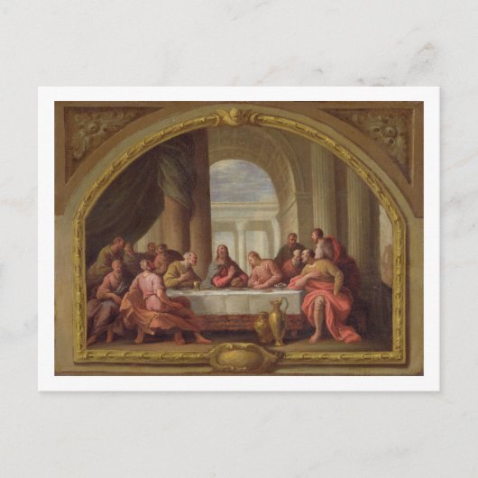 Schets voor 'The Last Supper', St. Mary's, Weymout Briefkaart (Voorkant)