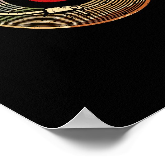  schets voor vinylplaat afspeelplaat poster (Hoek)