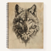 schets Wolf Notitieboek (Voorkant)