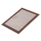 Schets Zeevaart Vlag Anker Sterren Symbool Notitieblok (Schuin)