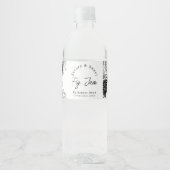 Schets zelfgemaakte vijgenjam wikkel-etiket waterfles etiket (Voorkant)