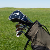 Schetsanker Bootnaam Aangepast Golfheadcover (Insitu)