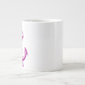 Schetsanker (donkerroze paars) grote koffiekop (Voorkant)