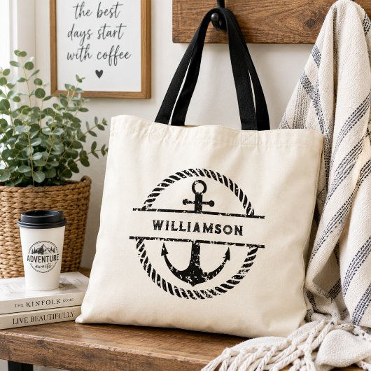 Schetsanker op maat tote bag