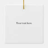 Schetsanker op maat (wit & zwart) keramisch ornament (Achterkant)