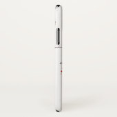 Schetsanker Rode Strepen Witte Houten Case-Mate iPhone Case (Achterkant / rechts)