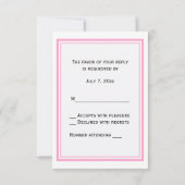 Schetsanker Roze lijst 2V RSVP Kaartje (Achterkant)