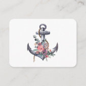 Schetsanker RSVP Details QR Code Informatiekaartje (Achterkant)