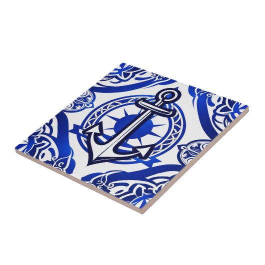 Schetsanker  tegeltje (Zijkant)