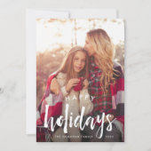 Schetsbekleding | Vakantieknopkaart Feestdagenkaart (Voorkant)