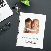 Schetsboek aangepaste foto kids kinderen notitieboek