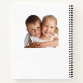 Schetsboek aangepaste foto kids kinderen notitieboek (Achterkant)