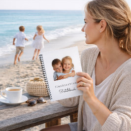 Schetsboek aangepaste foto kinderen notitieboek
