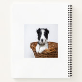 Schetsboek aangepaste hond huisdier foto citaat notitieboek (Achterkant)