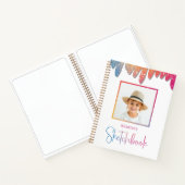 Schetsboek Foto Kinderen Kinderen Typografie Notitieboek (Binnen)