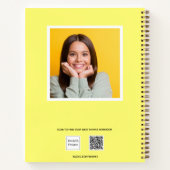 Schetsboek geel foto typografie notitieboek (Achterkant)