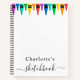 Schetsboek Holografisch Roze Druppels Meisje Notitieboek