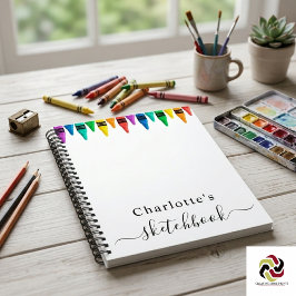 Schetsboek Holografisch Roze Druppels Meisje  Notitieboek