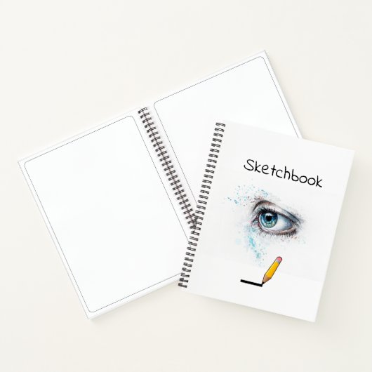 Schetsboek: Lege pagina's, 8,5 x 11 inch, Ske Notitieboek (Binnen)