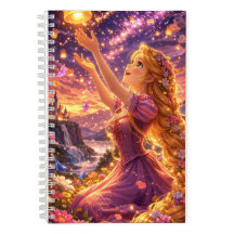 Schetsboek met kroonspiraal voor lieve prinsessen