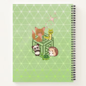 Schetsboek met Moppige Diertjes Notitieboek (Achterkant)